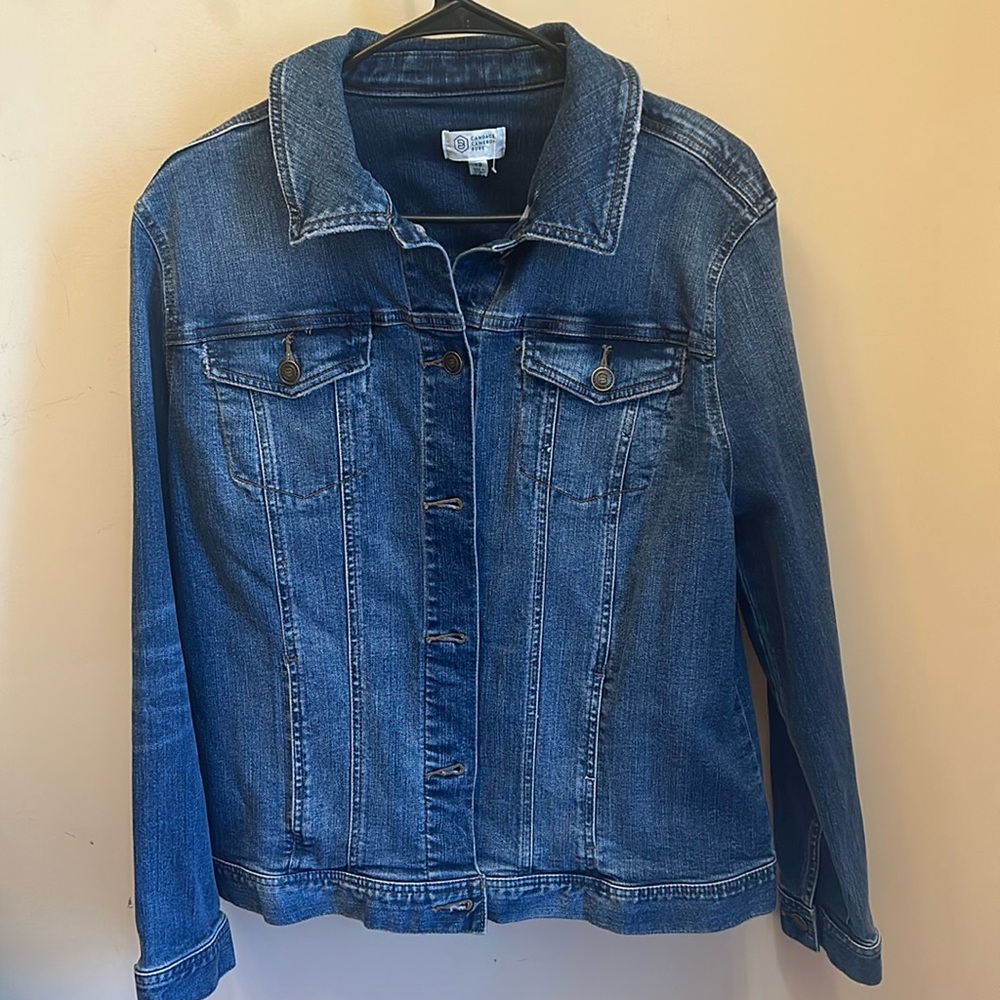 Candace Cameron Bure jean jacket- Brand New Size 12